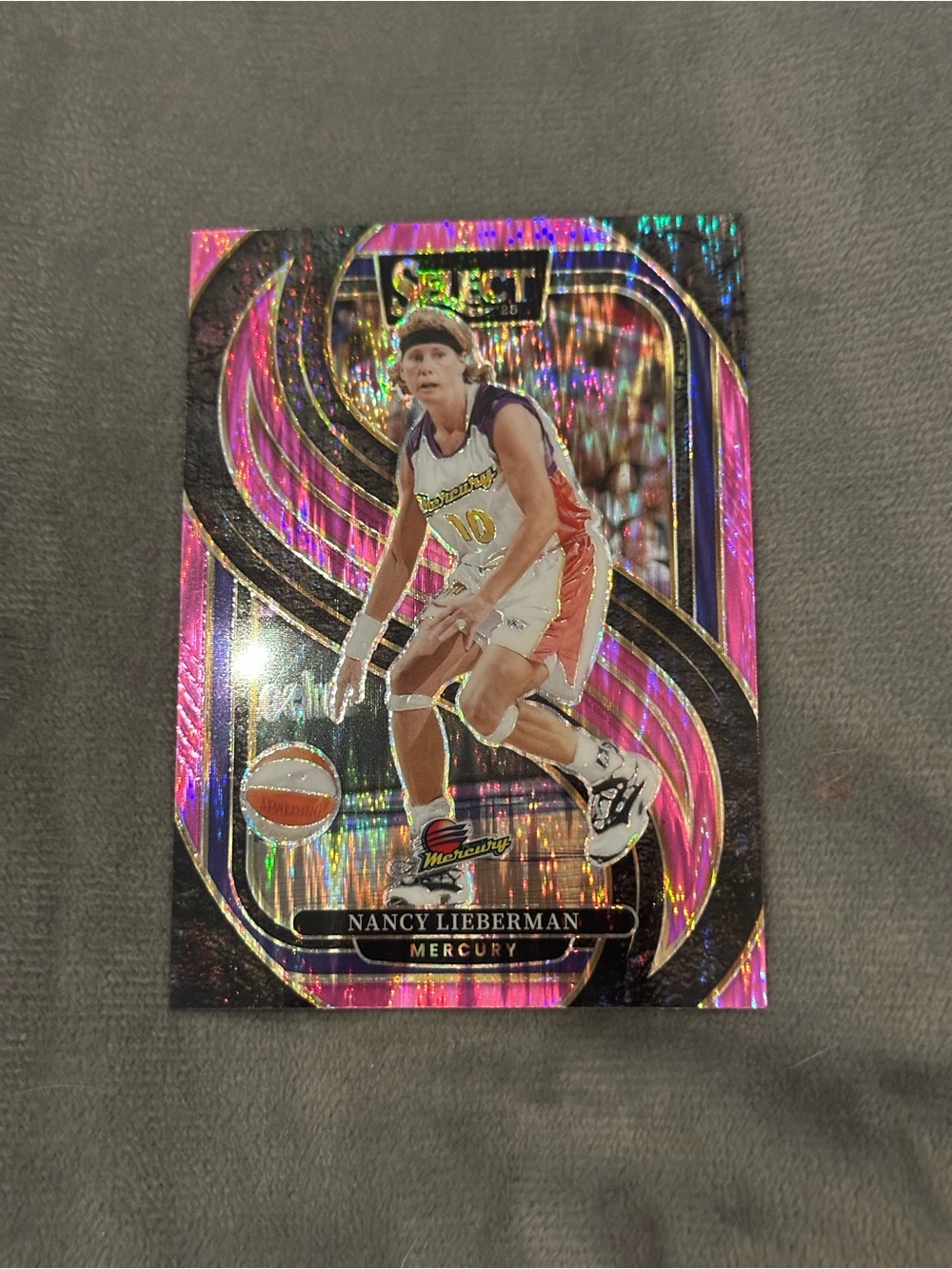 Panini Select Holographic Card - Pink, Black, Gold